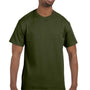Jerzees Mens Dri-Power Moisture Wicking Short Sleeve Crewneck T-Shirt - Military Green