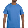 Jerzees Mens Dri-Power Moisture Wicking Short Sleeve Crewneck T-Shirt - Columbia Blue