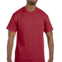 Jerzees Mens Dri-Power Moisture Wicking Short Sleeve Crewneck T-Shirt - Crimson Red