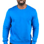 Threadfast Apparel Mens Ultimate Fleece Crewneck Sweatshirt - Royal Blue