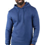Threadfast Apparel Mens Ultimate Fleece Hooded Sweatshirt Hoodie - Navy Blue