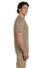 Fruit Of The Loom 3931 Mens HD Jersey Short Sleeve Crewneck T-Shirt Khaki Brown Side