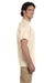 Fruit Of The Loom 3931 Mens HD Jersey Short Sleeve Crewneck T-Shirt Natural Side