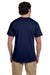 Fruit Of The Loom 3931 Mens HD Jersey Short Sleeve Crewneck T-Shirt Navy Blue Back