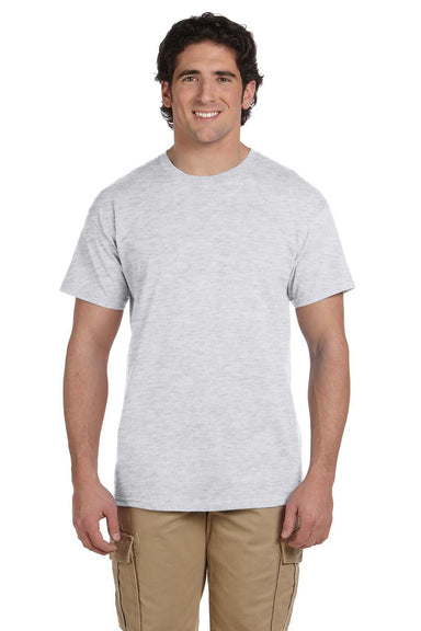 Fruit Of The Loom 3931 Mens HD Jersey Short Sleeve Crewneck T-Shirt Ash Grey Front