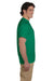 Fruit Of The Loom 3931 Mens HD Jersey Short Sleeve Crewneck T-Shirt Heather Green Side