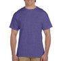 Fruit Of The Loom Mens HD Jersey Short Sleeve Crewneck T-Shirt - Heather Retro Purple