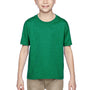 Fruit Of The Loom Youth HD Jersey Short Sleeve Crewneck T-Shirt - Heather Retro Green