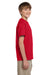 Fruit Of The Loom 3931B Youth HD Jersey Short Sleeve Crewneck T-Shirt Fiery Red Side