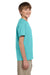 Fruit Of The Loom 3931B Youth HD Jersey Short Sleeve Crewneck T-Shirt Scuba Blue Side