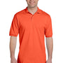 Jerzees Mens SpotShield Stain Resistant Short Sleeve Polo Shirt - Burnt Orange