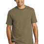 Port & Company Mens USA Made Short Sleeve Crewneck T-Shirt - Coyote Brown - Closeout
