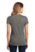District DM104L Womens Perfect Weight Short Sleeve Crewneck T-Shirt Heather Charcoal Grey Back
