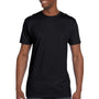 Hanes Mens Perfect-T PreTreat Short Sleeve Crewneck T-Shirt - Black - NEW