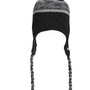 J America Mens Backcountry Knit Pom Beanie - Black/Grey