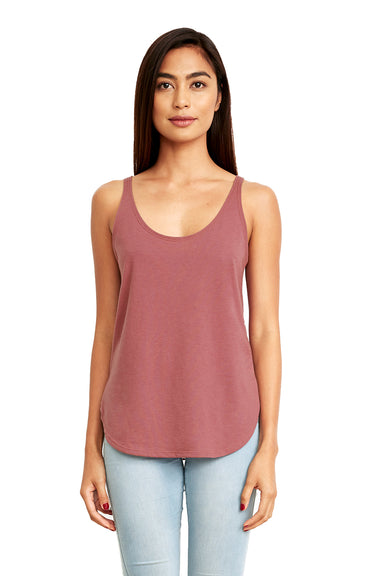 Next Level 5033 Womens Festival Tank Top Paprika Red Front