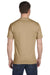 Hanes 5180 Mens Beefy-T Short Sleeve Crewneck T-Shirt Pebble Brown Back