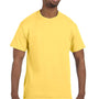 Hanes Mens ComfortSoft Short Sleeve Crewneck T-Shirt - Daffodil Yellow