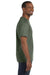 Hanes 5250T Mens ComfortSoft Short Sleeve Crewneck T-Shirt Fatigue Green Side