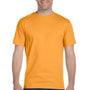 Hanes Mens ComfortSoft Short Sleeve Crewneck T-Shirt - Gold