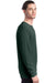 Hanes 5286 Mens ComfortSoft Long Sleeve Crewneck T-Shirt Athletic Dark Green SIde