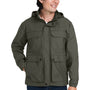 Dri Duck Mens Windproof & Waterproof Full Zip Hooded Field Jacket - Olive Green