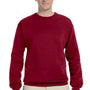Jerzees Mens NuBlend Fleece Crewneck Sweatshirt - Cardinal Red