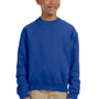 Jerzees Youth NuBlend Fleece Crewneck Sweatshirt - Royal Blue