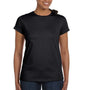 Hanes Womens ComfortSoft Short Sleeve Crewneck T-Shirt - Black - Closeout