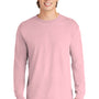 Comfort Colors Mens Long Sleeve Crewneck T-Shirt - Blossom Pink