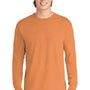 Comfort Colors Mens Long Sleeve Crewneck T-Shirt - Burnt Orange