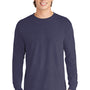 Comfort Colors Mens Long Sleeve Crewneck T-Shirt - Grape Purple