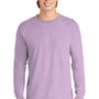 Comfort Colors Mens Long Sleeve Crewneck T-Shirt - Orchid Purple