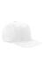 Flexfit 6297F Mens Stretch Fit Hat White Front