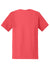 Gildan Mens Softstyle Short Sleeve Crewneck T-Shirt Coral Silk Pink Flat Back