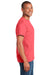 Gildan Mens Softstyle Short Sleeve Crewneck T-Shirt Coral Silk Pink Side