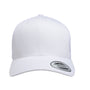 Yupoong Mens Adjustable Trucker Hat - White
