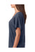 Next Level 6760 Womens Dolman Jersey Short Sleeve Scoop Neck T-Shirt Indigo Blue Side