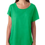 Next Level Womens Dolman Jersey Short Sleeve Scoop Neck T-Shirt - Envy Green - Closeout