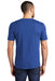 District DM130 Mens Perfect Tri Short Sleeve Crewneck T-Shirt Deep Royal Blue Back