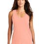 District Womens Perfect Tri Tank Top - Heather Dusty Peach