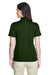 Core 365 78181 Womens Origin Performance Moisture Wicking Short Sleeve Polo Shirt Forest Green Back