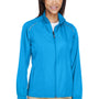 Core 365 Womens Motivate Water Resistant Full Zip Jacket - Electric Blue