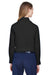 Core 365 78193 Womens Operate Long Sleeve Button Down Shirt Black Back