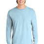 Comfort Colors Mens Long Sleeve Crewneck T-Shirt - Chambray Blue