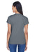 UltraClub 8420L Womens Cool & Dry Performance Moisture Wicking Short Sleeve Crewneck T-Shirt Charcoal Grey Back