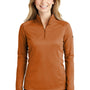 The North Face Womens Tech Pill Resistant Fleece 1/4 Zip Jacket - Orange Ochre