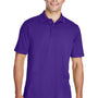 Core 365 Mens Origin Performance Moisture Wicking Short Sleeve Polo Shirt - Campus Purple