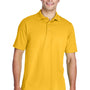 Core 365 Mens Origin Performance Moisture Wicking Short Sleeve Polo Shirt - Campus Gold