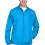 Core 365 Mens Motivate Water Resistant Full Zip Jacket - Electric Blue